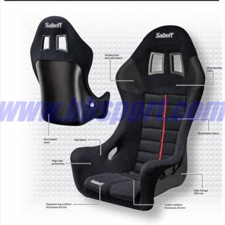 Asiento Sabelt TITAN MAX FIA