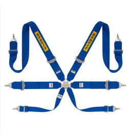Racing safety harness with 6 anchor points RALLY 3X3