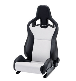 Asiento Recaro Sportster CS Airbag with heating – Artificial leather black / Dinamica silver