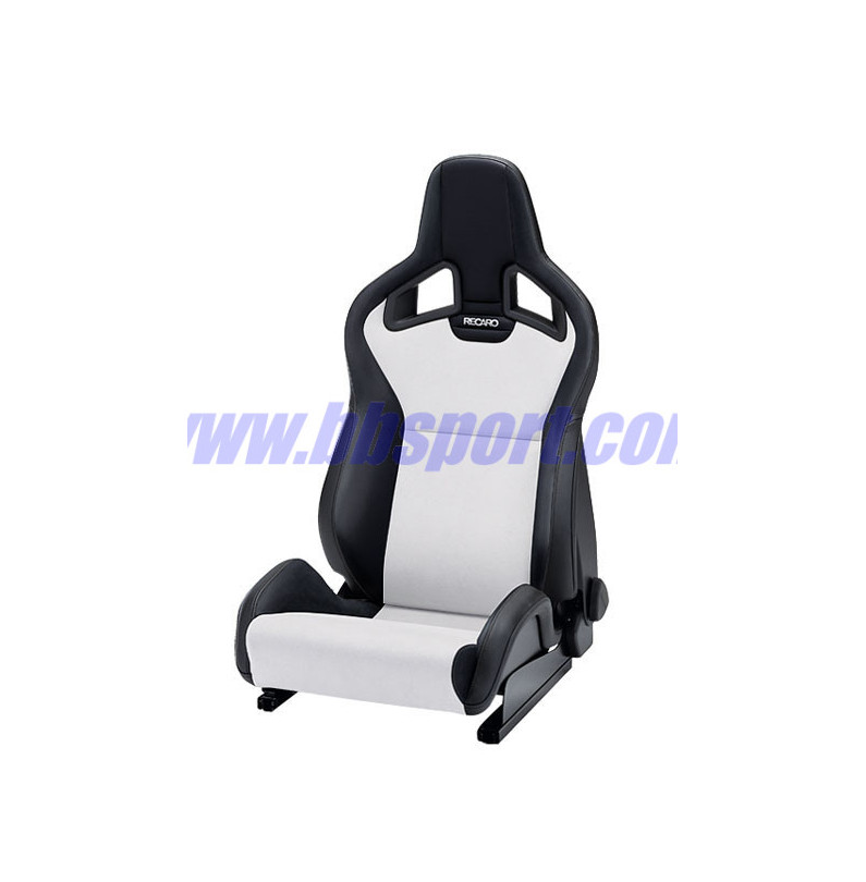 Asiento Recaro Sportster CS Airbag with heating – Artificial leather black / Dinamica silver