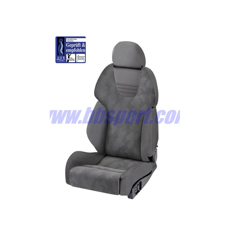Asiento Recaro Style TOPLINE – Artista grey / Nardo grey