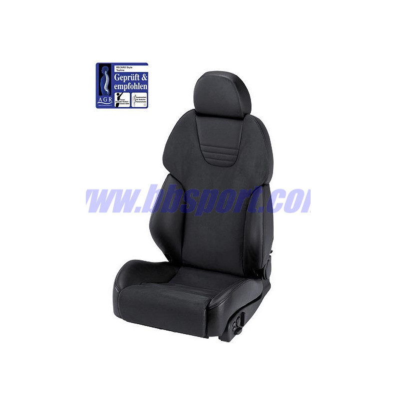 Asiento Recaro Style TOPLINE – Dinamica black / Leather black