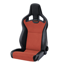 Asiento Recaro Cross Sportster CS Airbag with heating – Artificial leather black / Dinamica red