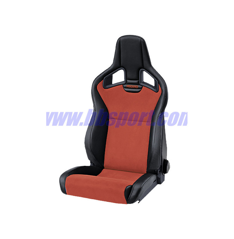 Asiento Recaro Cross Sportster CS Airbag with heating – Artificial leather black / Dinamica red