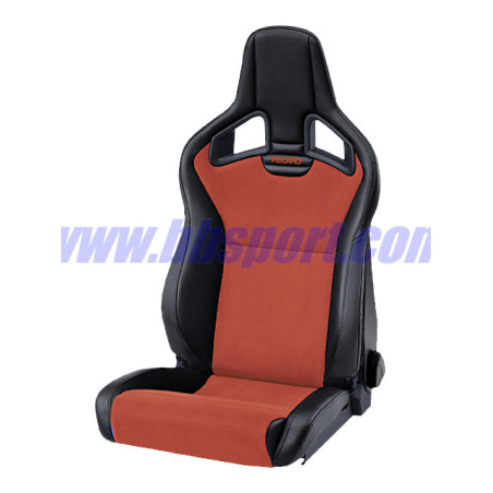 Asiento Recaro Cross Sportster CS Airbag with heating – Artificial leather black / Dinamica red