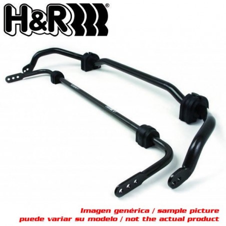 Kit barras estabilizadoras H&R BMW E90/92 - Delt. 27 mm + tras. 20 mm (no ajustable)