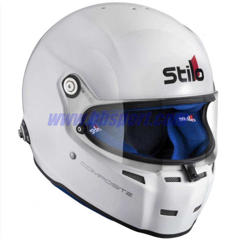 Casco Stilo ST5 FN COMPOSITE BLANCO/INTERIOR AZUL