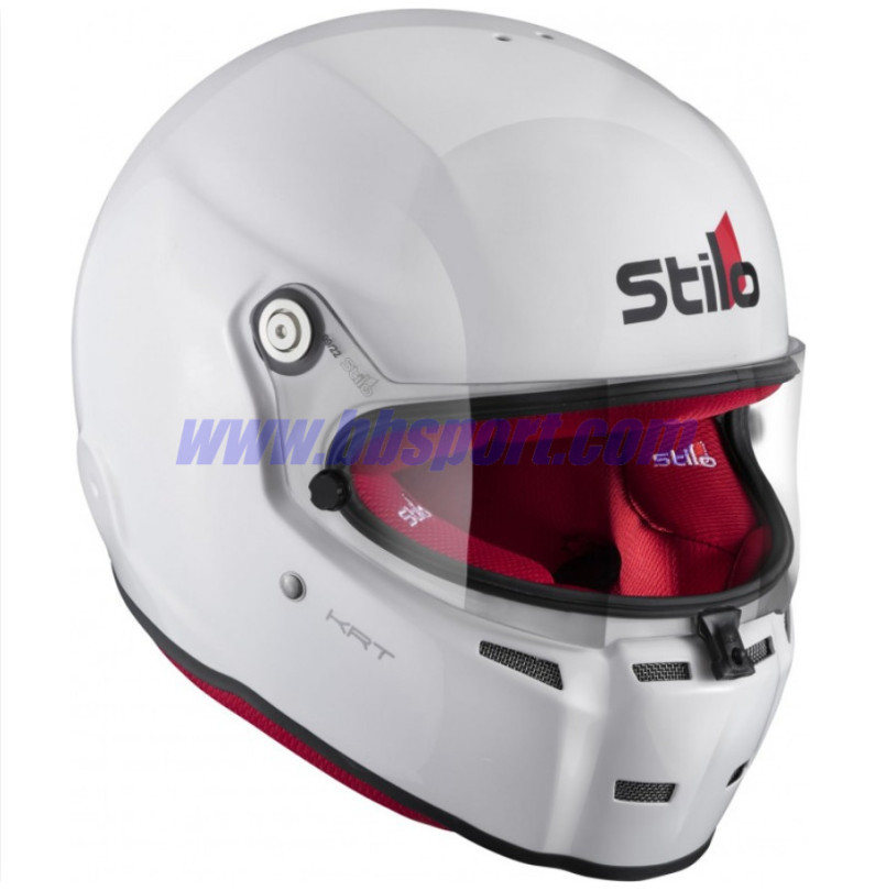 Casco Stilo KARTING ST5FN BLANCO/INTERIOR ROJO