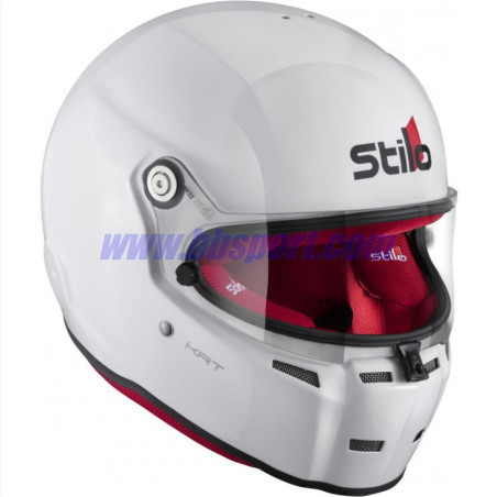 Casco Stilo KARTING ST5FN BLANCO/INTERIOR ROJO