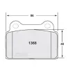 PFC Z-Rated Rear Brake Pads for Mitsubishi Lancer Evo 10 (Brembo)