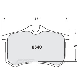PFC 11 Rear Brake Pads for Renault Megane 3 RS