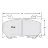 PFC Z-Rated Front Brake Pads for Nissan 370Z (Brembo)