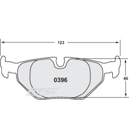 PFC 332 Rear Brake Pads for BMW M3 E36