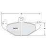 PFC 08 Rear Brake Pads for Lotus Exige S1 & S2