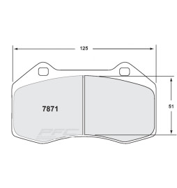 PFC Z-Rated Front Brake Pads for Renault Megane 3 RS