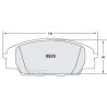 PFC 11 Front Brake Pads for Honda S2000