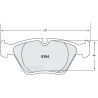 PFC 08 Front Brake Pads for BMW M3 E46