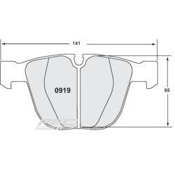 Pastillas PFC 08 traseras BMW M3 E90/E92/E93 (2007-2013)