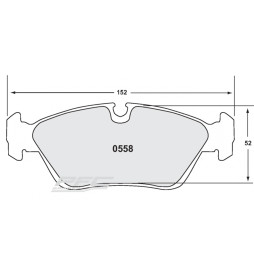 PFC 08 Front Brake Pads for BMW E46