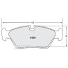 PFC 08 Front Brake Pads for BMW E46