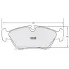 PFC 08 Front Brake Pads for BMW E46