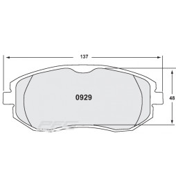 PFC 332 Front Brake Pads for Subaru BRZ