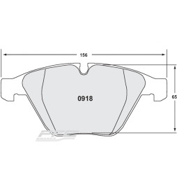 PFC 08 Front Brake Pads for BMW M3 E9X (07-13)