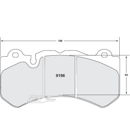 PFC Z-Rated Front Brake Pads for Nissan GT-R