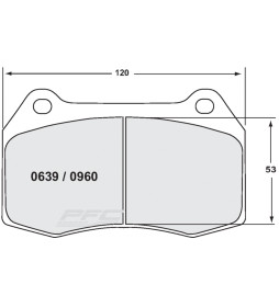 PFC 11 Front Brake Pads for Nissan 350Z (Brembo)