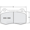 PFC 11 Front Brake Pads for Nissan 350Z (Brembo)