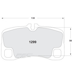 PFC 11 Rear Brake Pads for Porsche 997 GT3