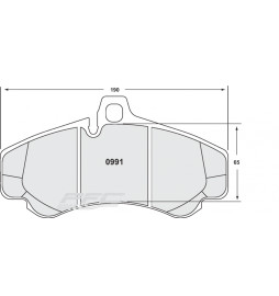 PFC 13 Front Brake Pads for Porsche 997 GT3