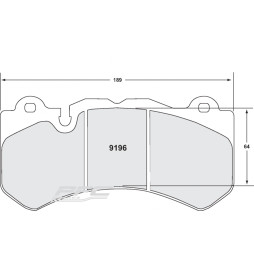 PFC 01 Front Brake Pads for Nissan GT-R