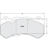 PFC 01 Front Brake Pads for Nissan GT-R