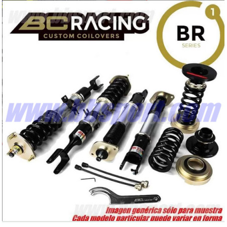BMW Serie 3 E46 no M3 Suspensiones ajustables cuerpo roscado BC Racing serie BR Type RA