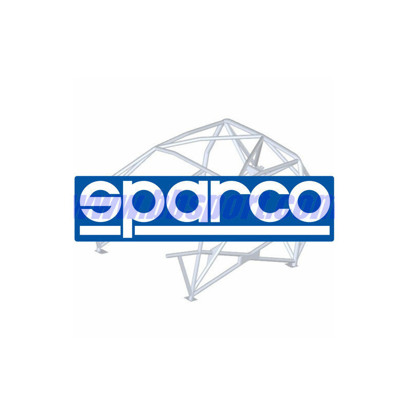 Sparco 6-Point Bolt-In Roll Cage for Fiat Seicento Sporting (1998+)