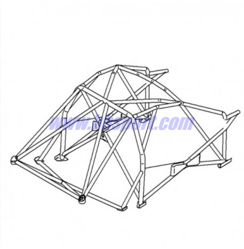 Sparco Multipoint Weld-In Roll Cage for Renault Clio 3 RS (06-12) Sparco Multipoint Weld-In Roll Cage for Renault Clio 3 RS (06-12)