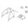 Sparco 6-Point Bolt-In Roll Cage for Citroen DS3 (09-16) - FIA
