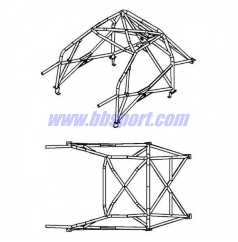 Sparco Multipoint Weld-In Roll Cage for Honda Civic EP (01-06) Sparco Multipoint Weld-In Roll Cage for Honda Civic EP (01-06)