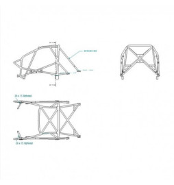 Sparco Multipoint Weld-In Roll Cage for Peugeot 206