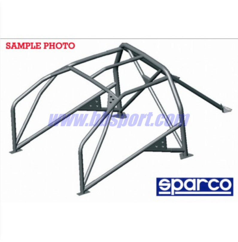 Sparco 6-Point Bolt-In Roll Cage for Mitsubishi Colt CZ3 (2005+) - FIA