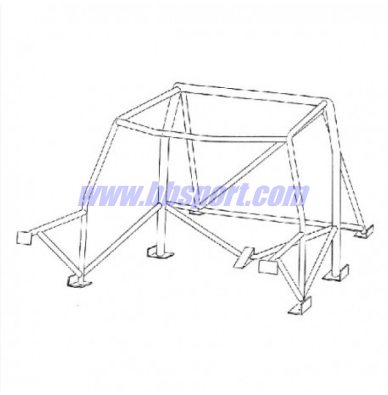 Sparco Multipoint Weld-In Roll Cage for Renault Clio 1 (91-98) Sparco Multipoint Weld-In Roll Cage for Renault Clio 1 (91-98)