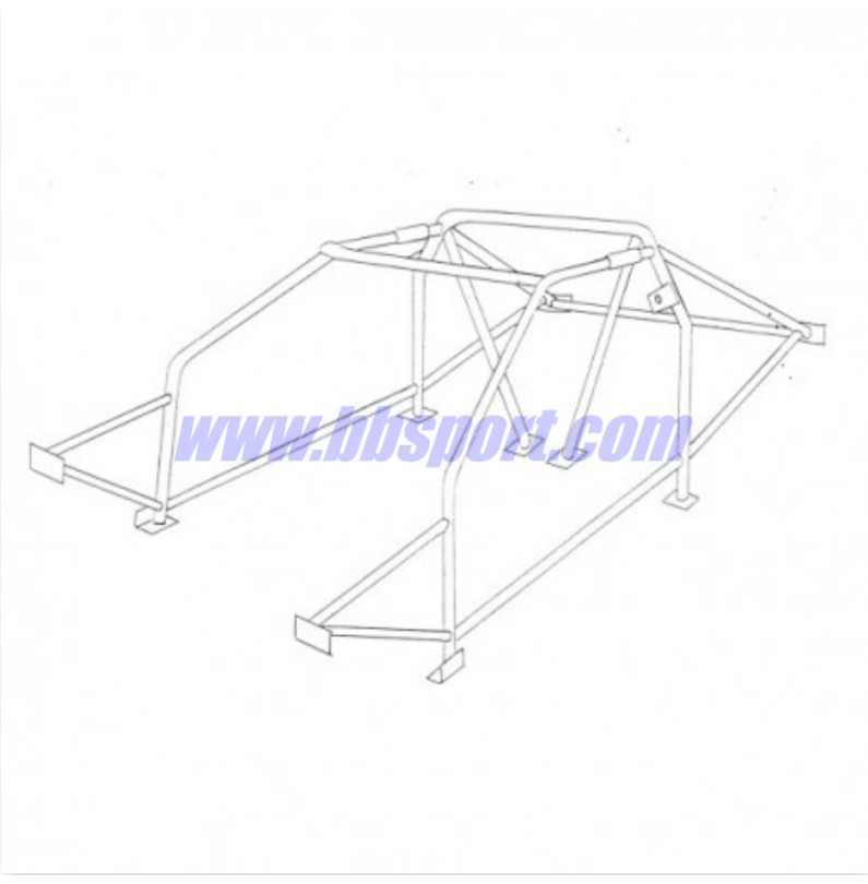 Sparco 16-Point Bolt-In Roll Cage for Ford Escort RS (91-96) Sparco 16-Point Bolt-In Roll Cage for Ford Escort RS (91-96)