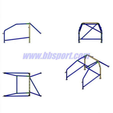 Sparco 10-Point Bolt-In Roll Cage for BMW E30 Coupe (82-90) - FIA