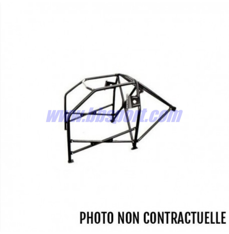 Sparco 6-Point Bolt-In Roll Cage for Renault Clio 2 (00-05) - FIA Sparco 6-Point Bolt-In Roll Cage for Renault Clio 2 (00-05) - FIA