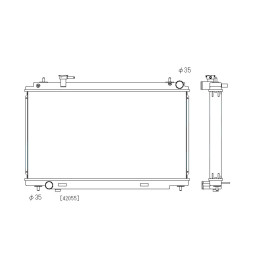Koyorad Aluminium Radiator for Nissan 350Z VQ35DE