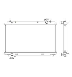 Koyorad Aluminium Radiator for Nissan 350Z VQ35HR