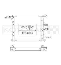 Koyorad Aluminium Radiator for Toyota JZX90 (Chaser / Cresta / Mark II, 92-96)