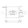 Koyorad Aluminium Radiator for Toyota JZX90 (Chaser / Cresta / Mark II, 92-96)