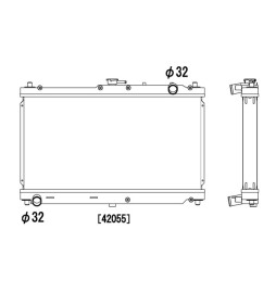 Koyorad Aluminium Radiator for Mazda MX-5 NB (98-05) 36 mm Thickness